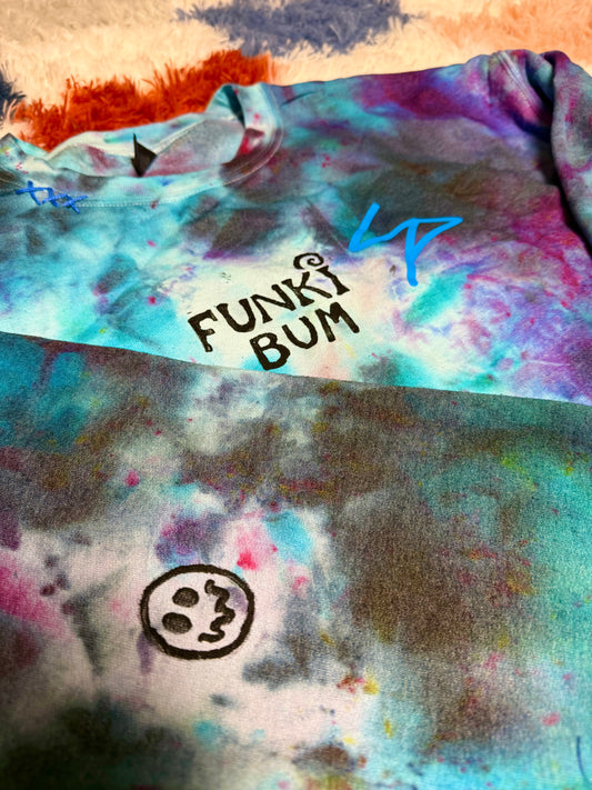 Ice Dyed FUNKI Crewneck (L)