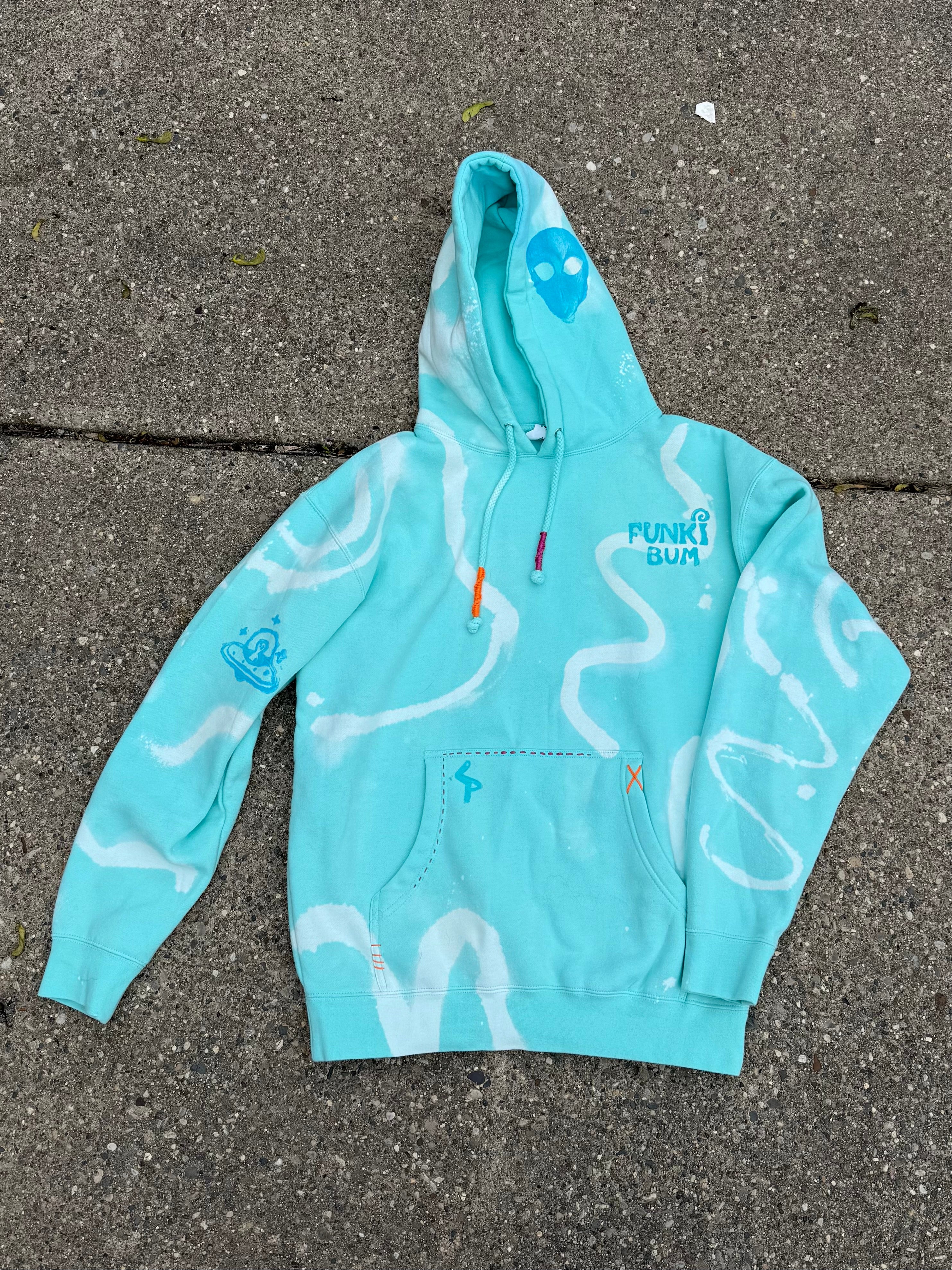 Ocean Hand Dyed Hoodie
