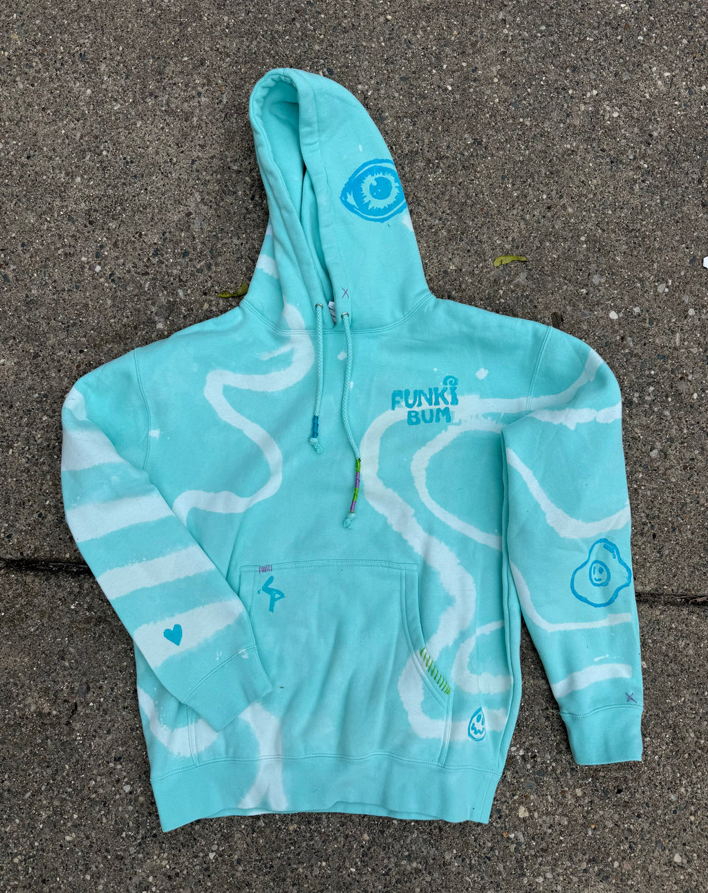 Ocean Hand Dyed Hoodie