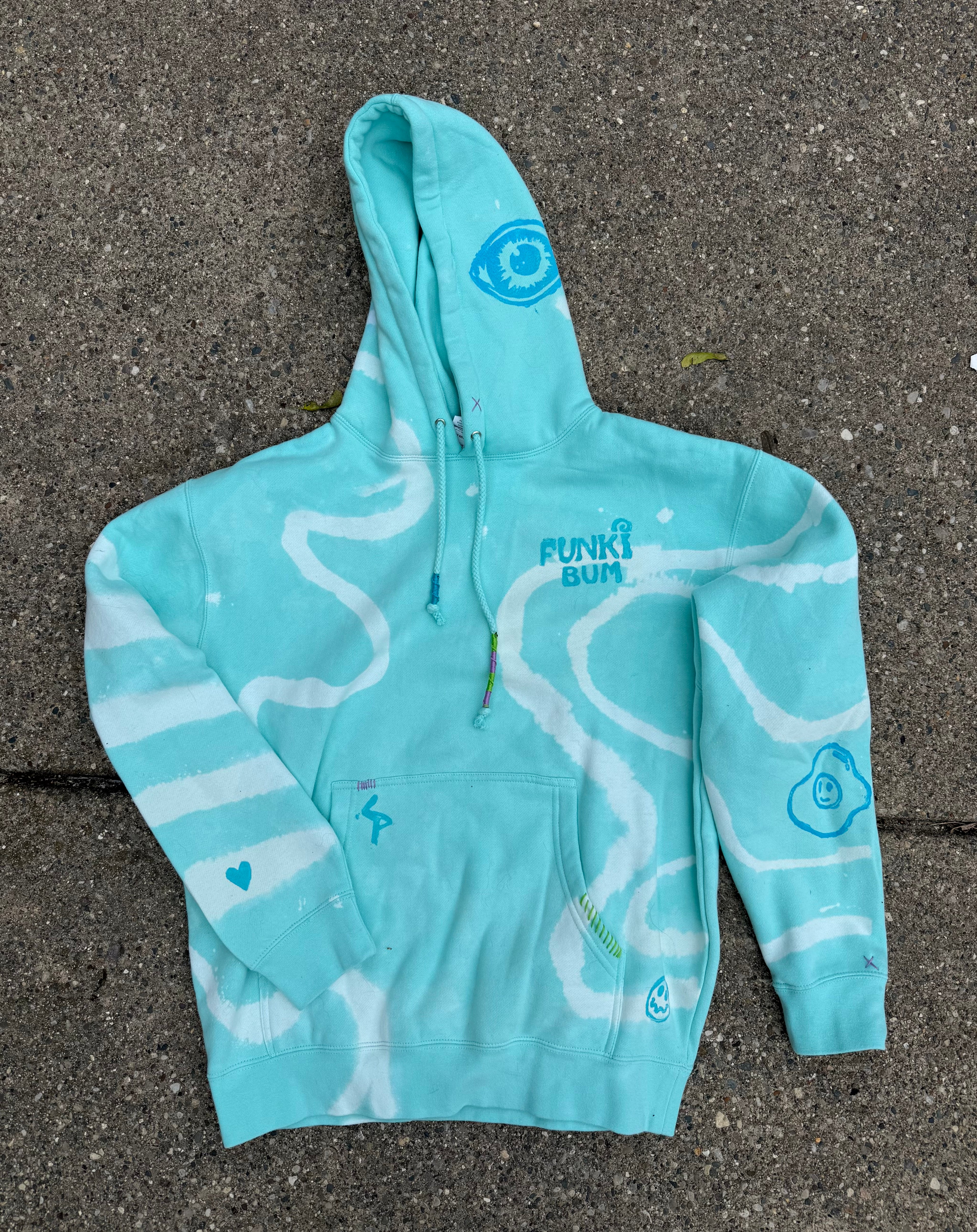 Ocean Hand Dyed Hoodie