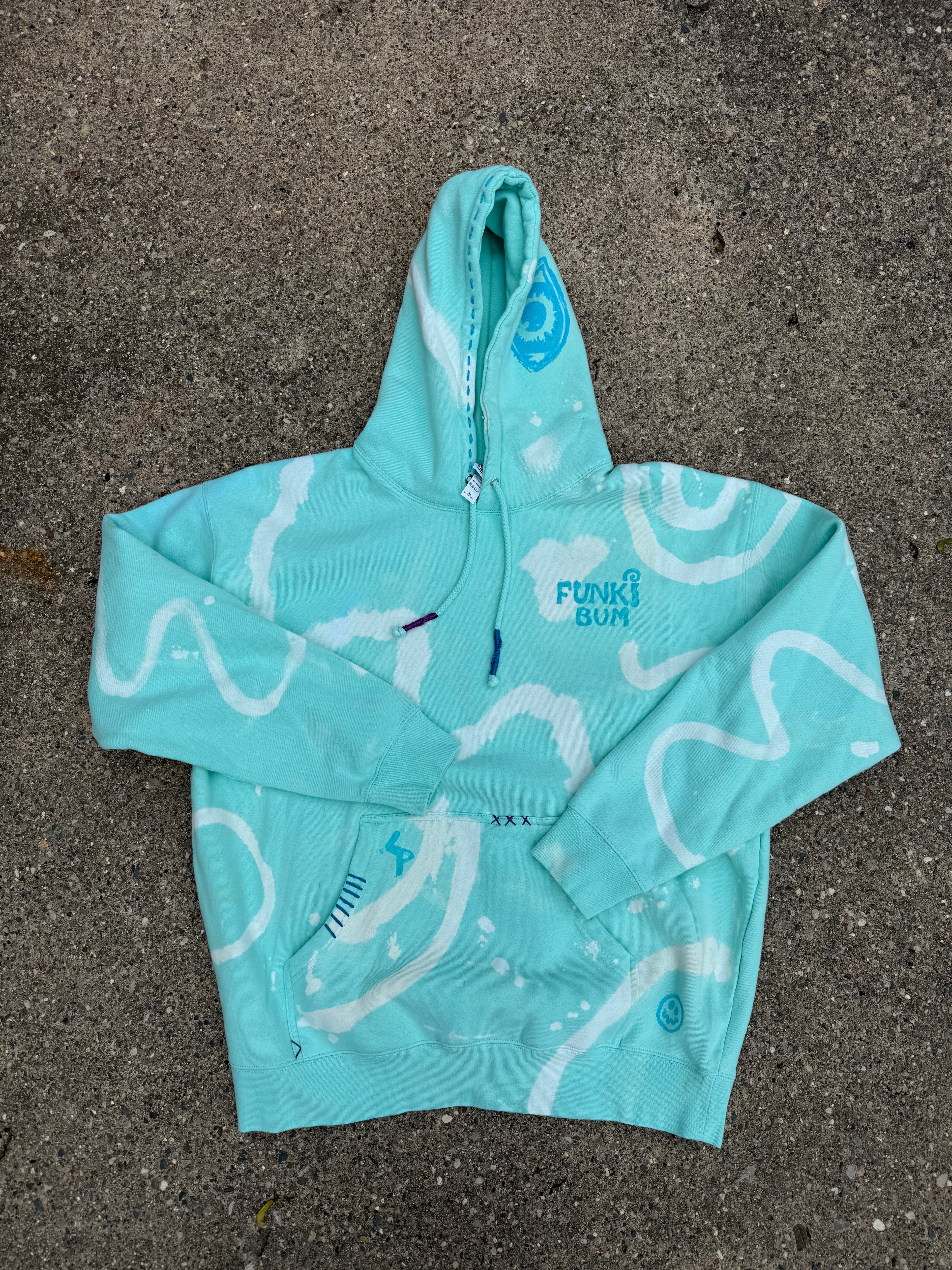 Ocean Hand Dyed Hoodie