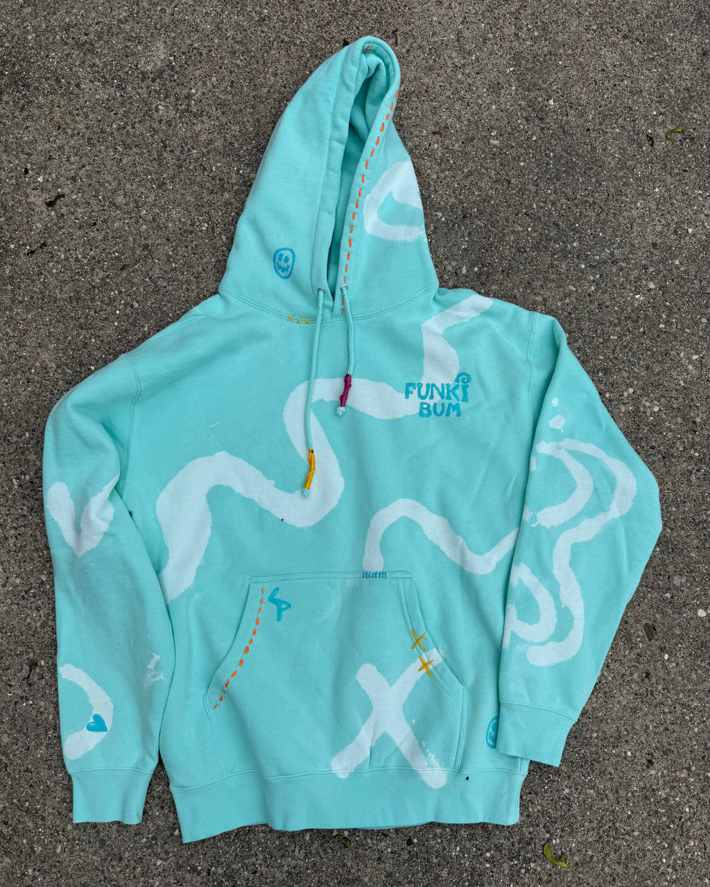 Ocean Hand Dyed Hoodie
