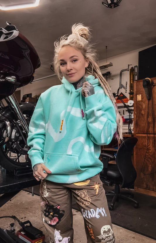 Ocean Hand Dyed Hoodie