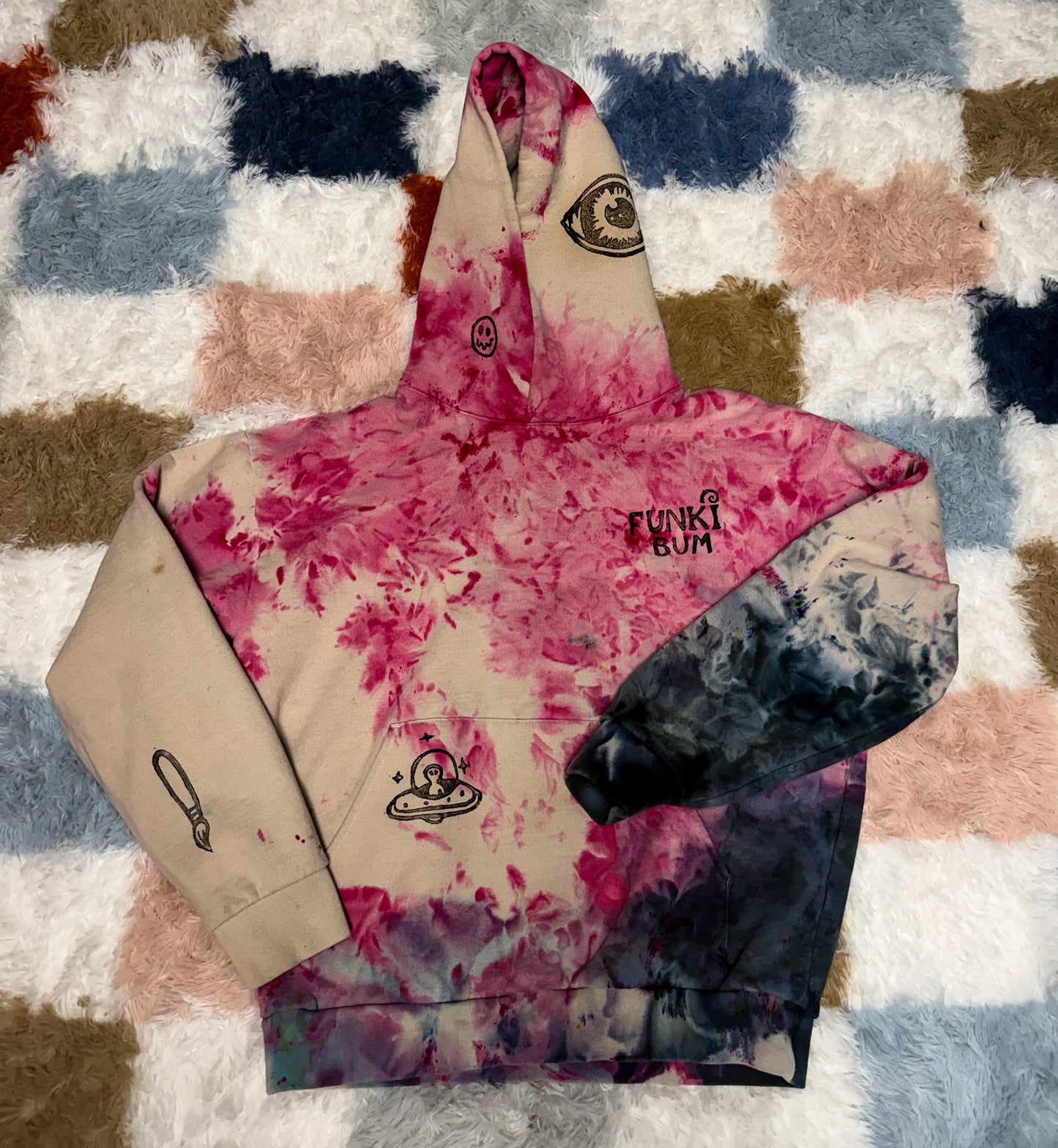 Ice Dyed Funki Hoodie (M)