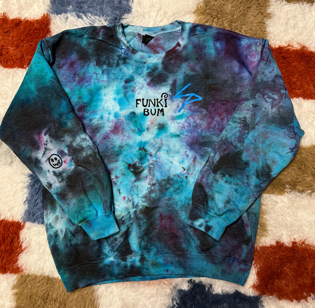 Ice Dyed FUNKI Crewneck (L)