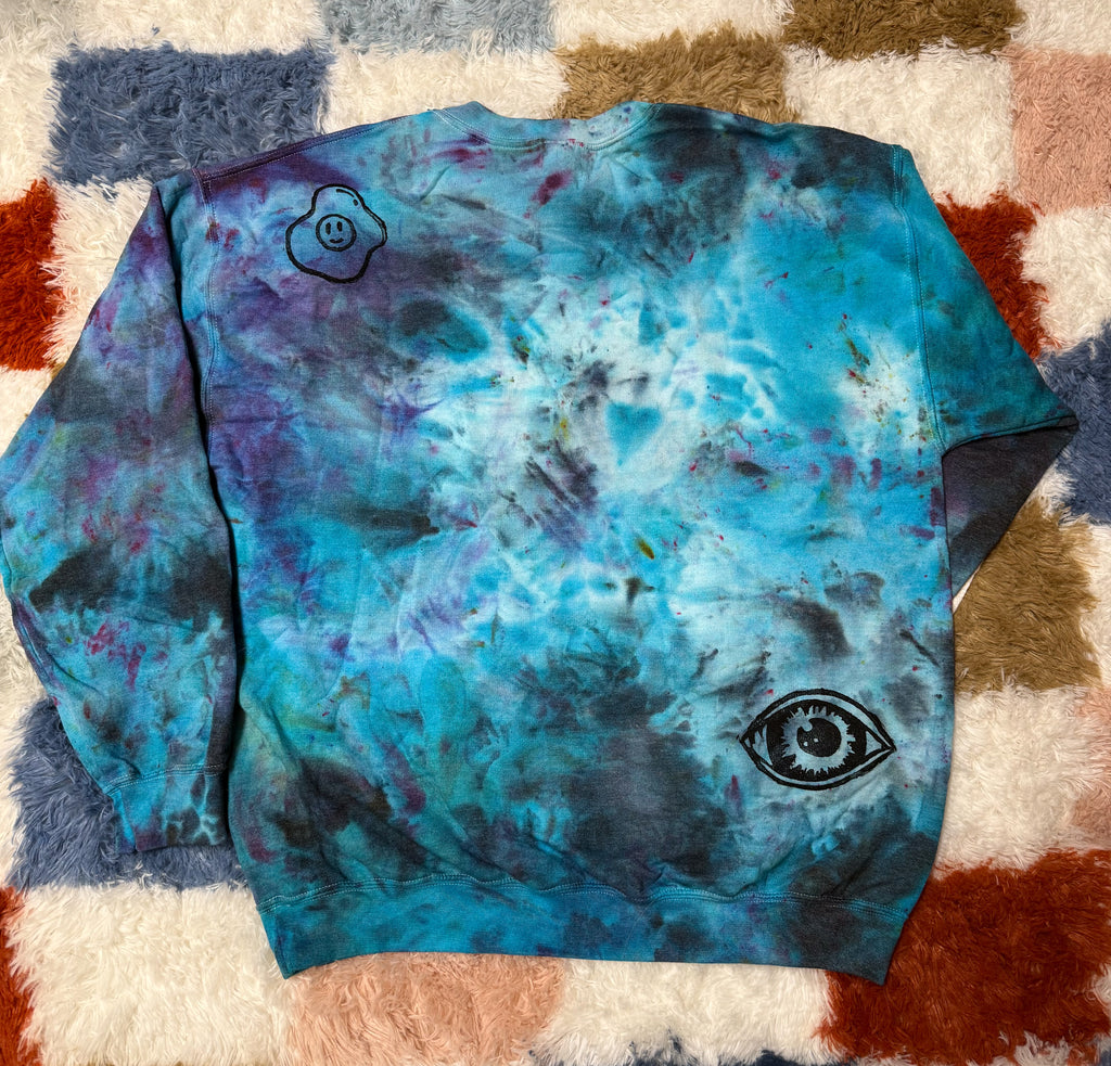 Ice Dyed FUNKI Crewneck (L)