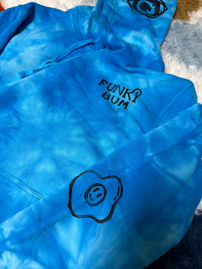 Blue Tie Dye FUNKI Hoodie (L)