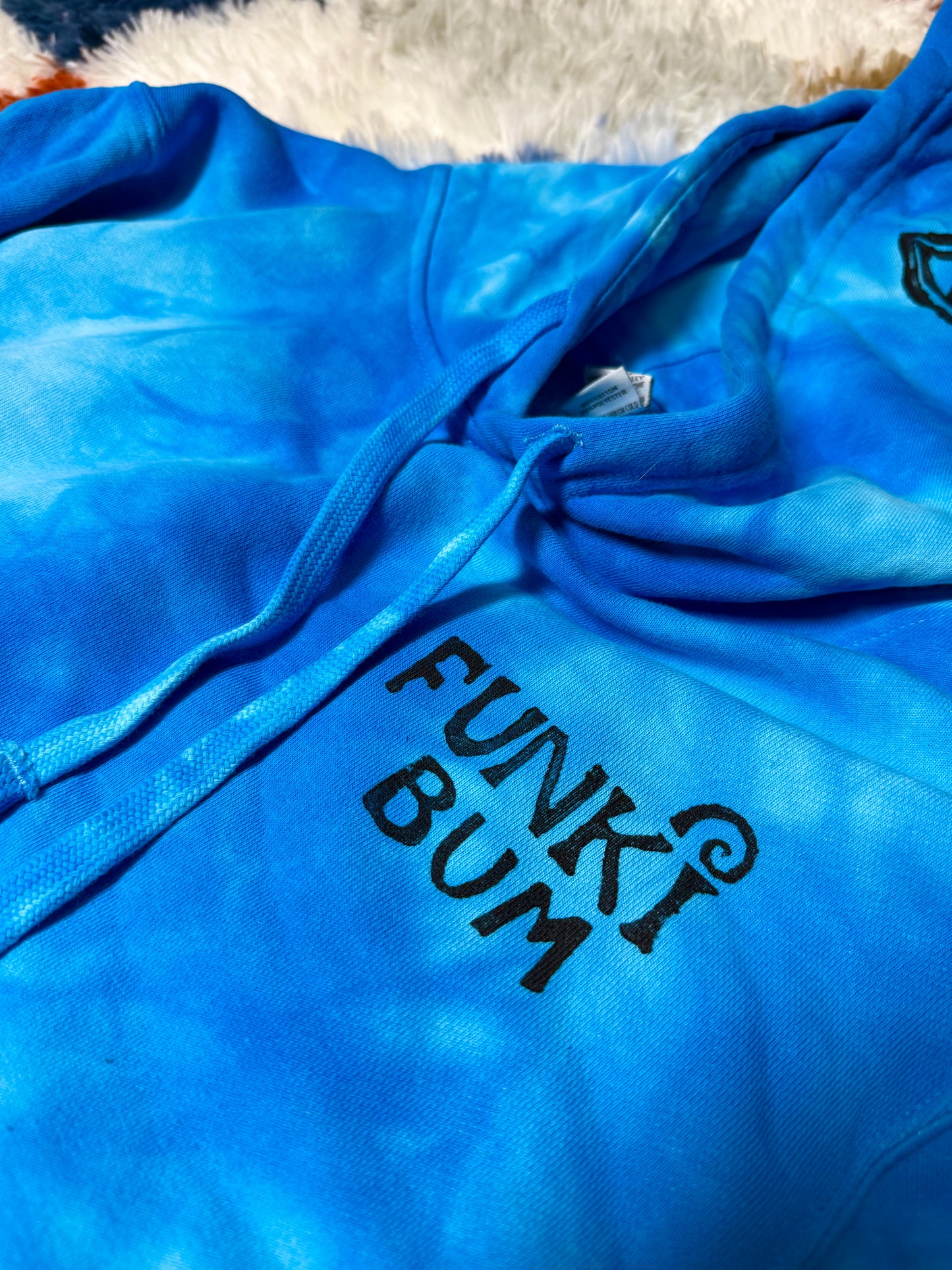 Blue Tie Dye FUNKI Hoodie (L)