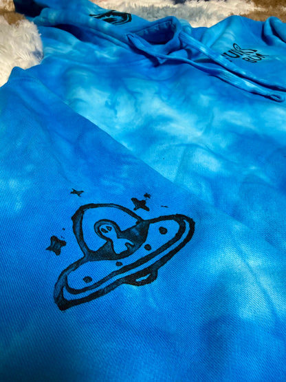 Blue Tie Dye FUNKI Hoodie (L)